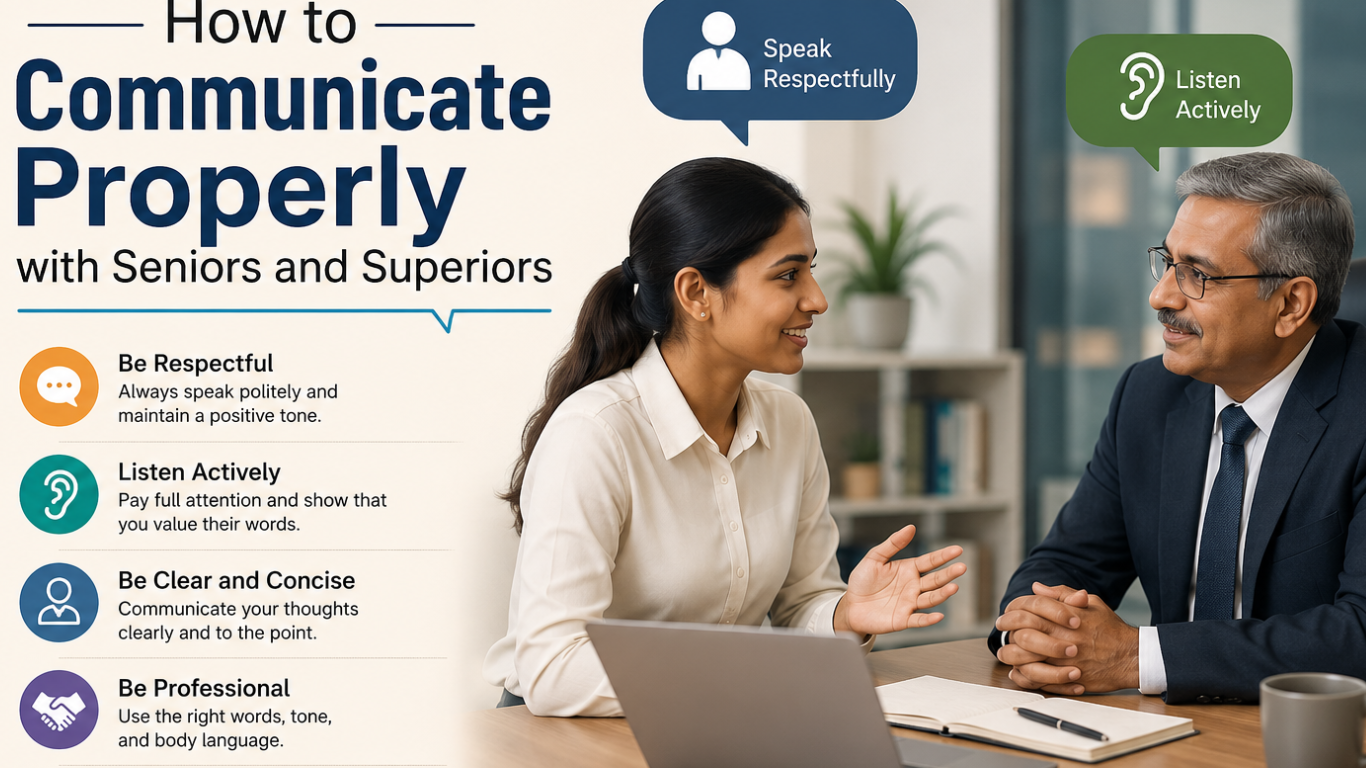 How to Communicate Properly with Seniors and Superiors